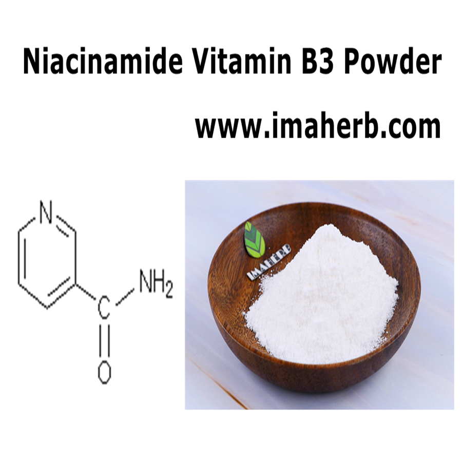 IMAHERB Stocks importants Prix compétitif Normes USP PC Garantie Nicotinamide Niacinamide Vitamine B3 Poudre