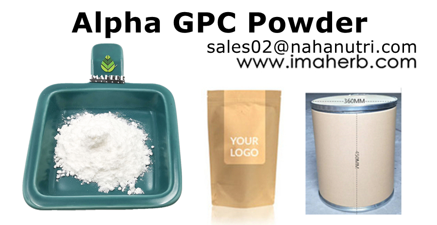 IMAHER Suppy Bulk Choline Glycérophosphate Alpha GPC 50% 99% Poudre