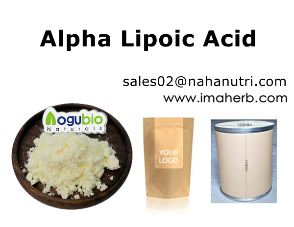 IMAHERB fournir des matières premières 99% Supplément de capsules de comprimés de poudre en vrac d'acide alpha-lipoïque