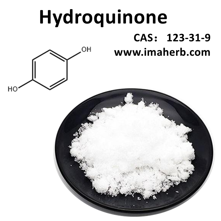 Polvo de hidroquinona para blanquear la piel orgánica natural IMAHERB CAS 123-31-9 Hacer Cremas Antioxigenadas